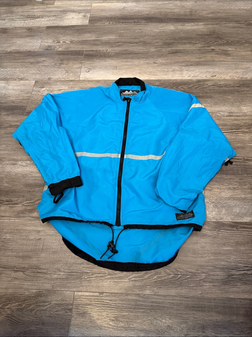 Tera- Gear blue Windbreaker Jacket with Reflective Trim